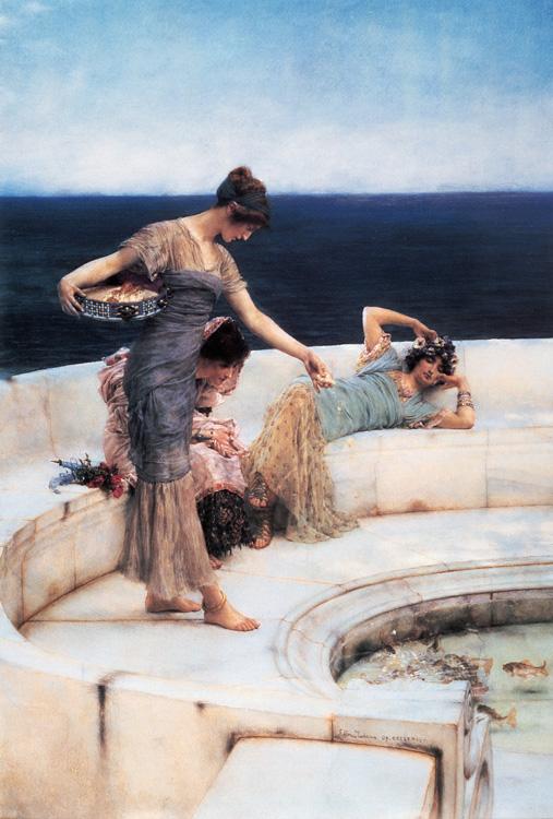 Alma-Tadema, Sir Lawrence Silver Favourites (mk23) oil painting image